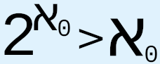2^aleph-0 > aleph-0
