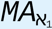 MA-aleph-1